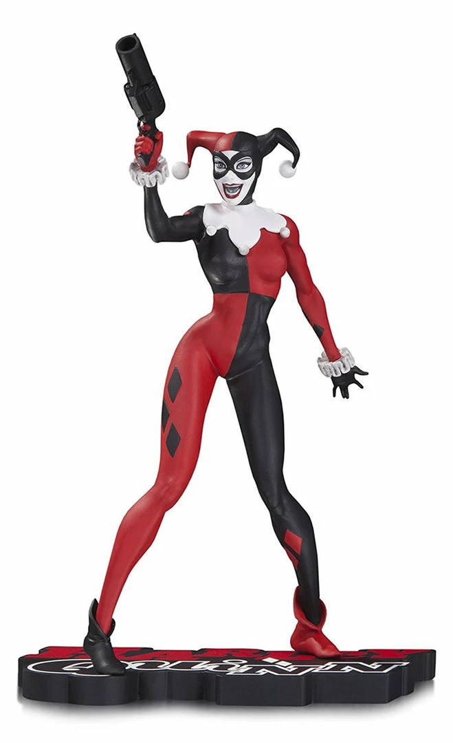 Maybang's Collectibles DC Collectibles Harley Quinn By Jim Lee Red Black And White Statue 1 Maybang's Collectibles DC Collectibles Harley Quinn By Jim Lee Red Black And White Statue
