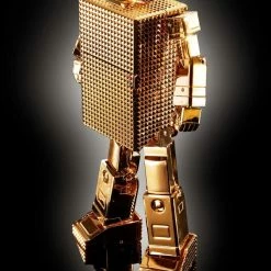 Vendor-unknown Bandai Soul Of Chogokin GX-32R Gold Lightan 24-Karat Gold Plating Ver. Gold Lightern Figure