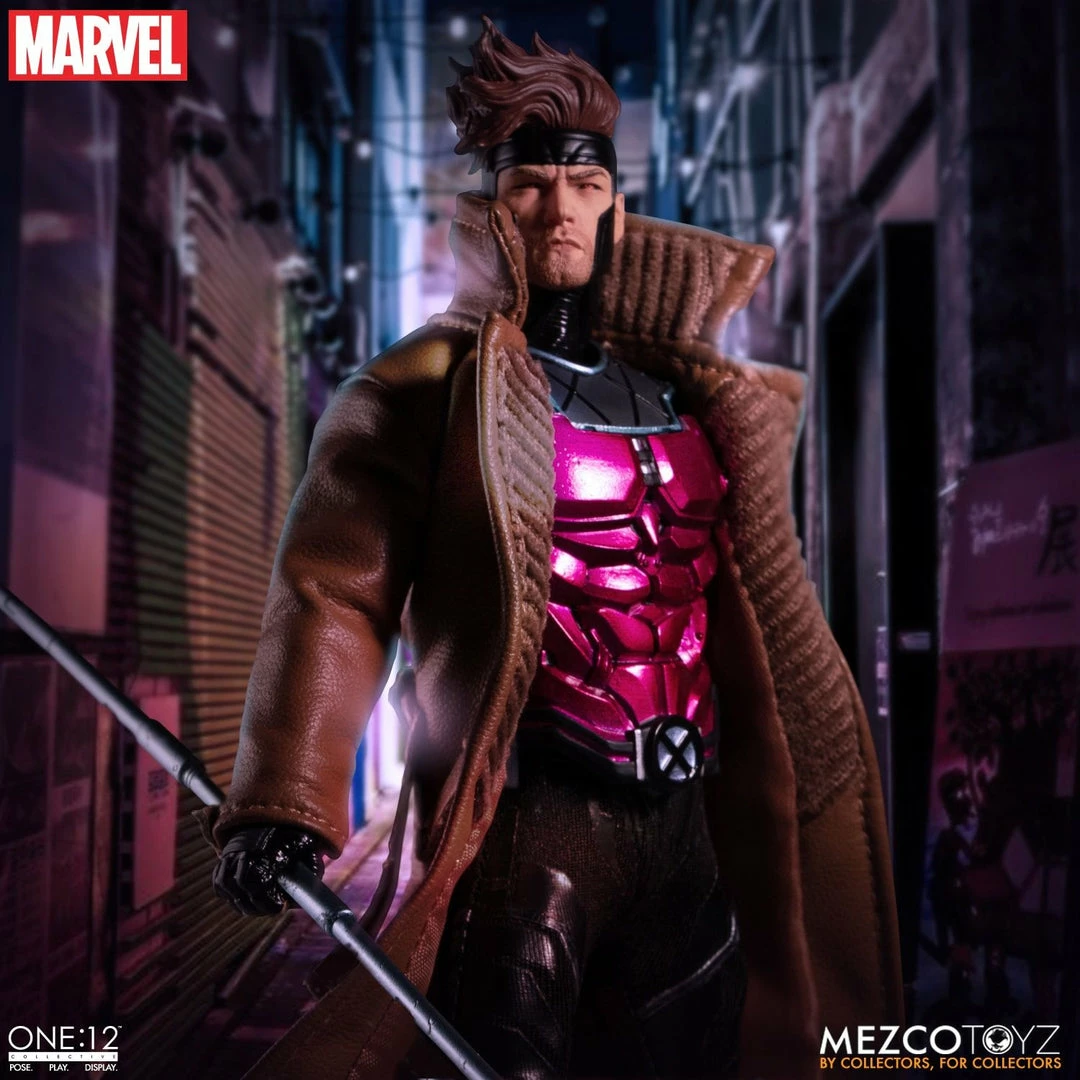 Maybang's Collectibles Mezco Toyz One:12 Collective Marvel Comics X-Men Gambit 1/12 Scale Action Figure 1 Maybang's Collectibles Mezco Toyz One:12 Collective Marvel Comics X-Men Gambit 1/12 Scale Action Figure