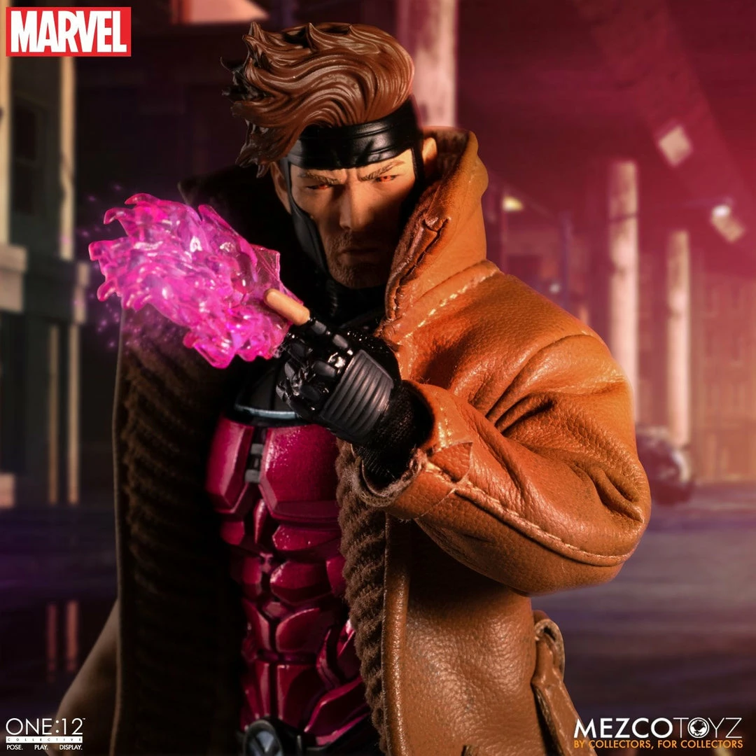 Maybang's Collectibles Mezco Toyz One:12 Collective Marvel Comics X-Men Gambit 1/12 Scale Action Figure 3 Maybang's Collectibles Mezco Toyz One:12 Collective Marvel Comics X-Men Gambit 1/12 Scale Action Figure