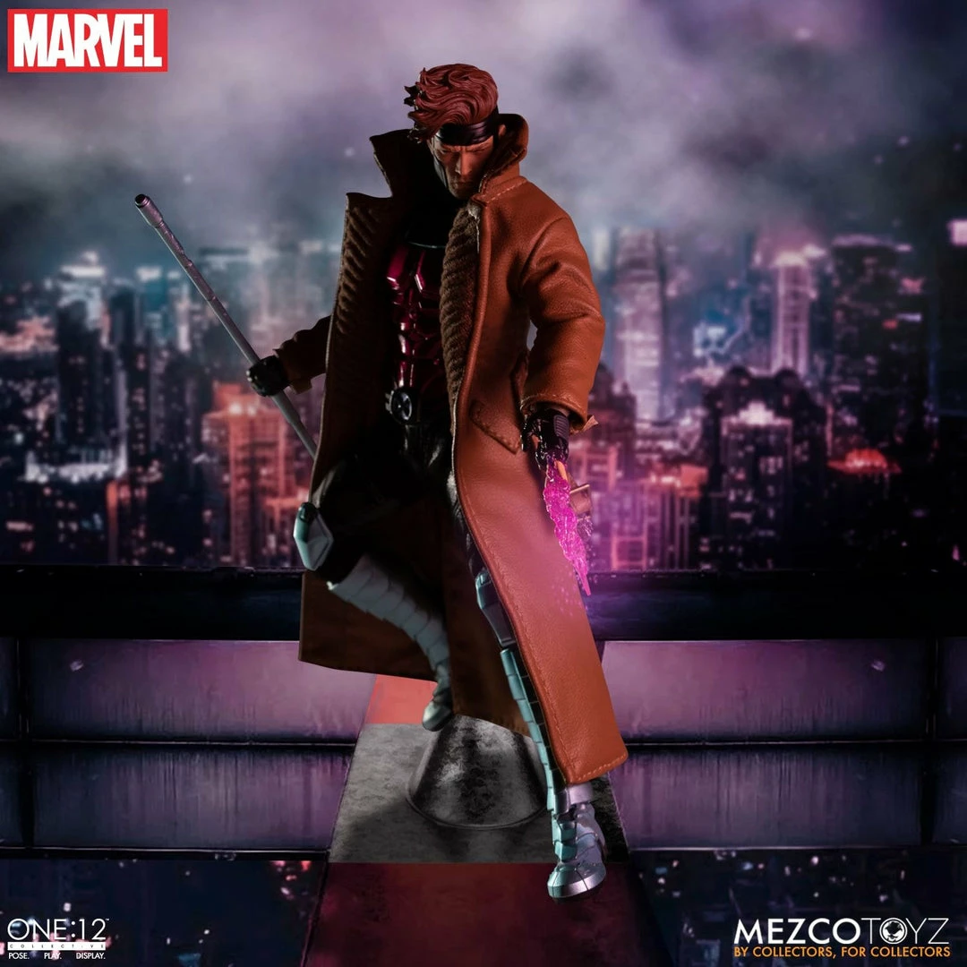 Maybang's Collectibles Mezco Toyz One:12 Collective Marvel Comics X-Men Gambit 1/12 Scale Action Figure 5 Maybang's Collectibles Mezco Toyz One:12 Collective Marvel Comics X-Men Gambit 1/12 Scale Action Figure
