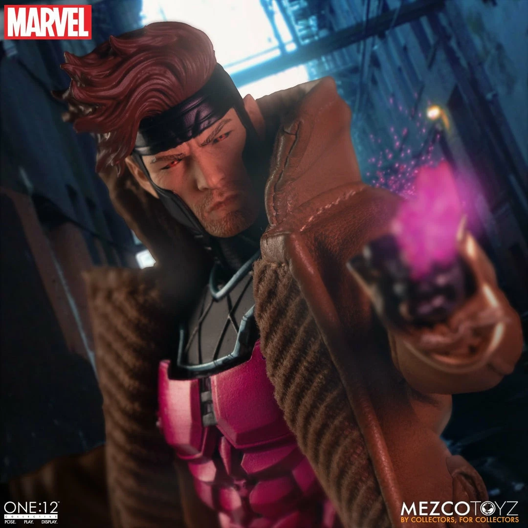 Maybang's Collectibles Mezco Toyz One:12 Collective Marvel Comics X-Men Gambit 1/12 Scale Action Figure 14 Maybang's Collectibles Mezco Toyz One:12 Collective Marvel Comics X-Men Gambit 1/12 Scale Action Figure