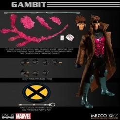 Maybang's Collectibles Mezco Toyz One:12 Collective Marvel Comics X-Men Gambit 1/12 Scale Action Figure 29 Maybang's Collectibles Mezco Toyz One:12 Collective Marvel Comics X-Men Gambit 1/12 Scale Action Figure