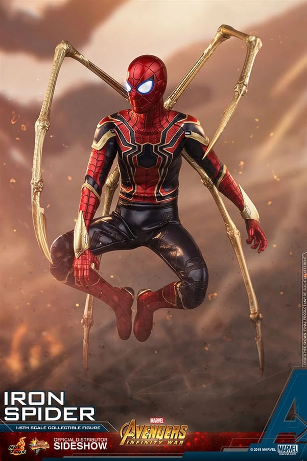 Vendor-unknown Hot Toys Marvel Avengers Infinity War Spider-Man Iron Spider Suit 1/6 Scale 12" Action Figure 4 Vendor-unknown Hot Toys Marvel Avengers Infinity War Spider-Man Iron Spider Suit 1/6 Scale 12" Action Figure