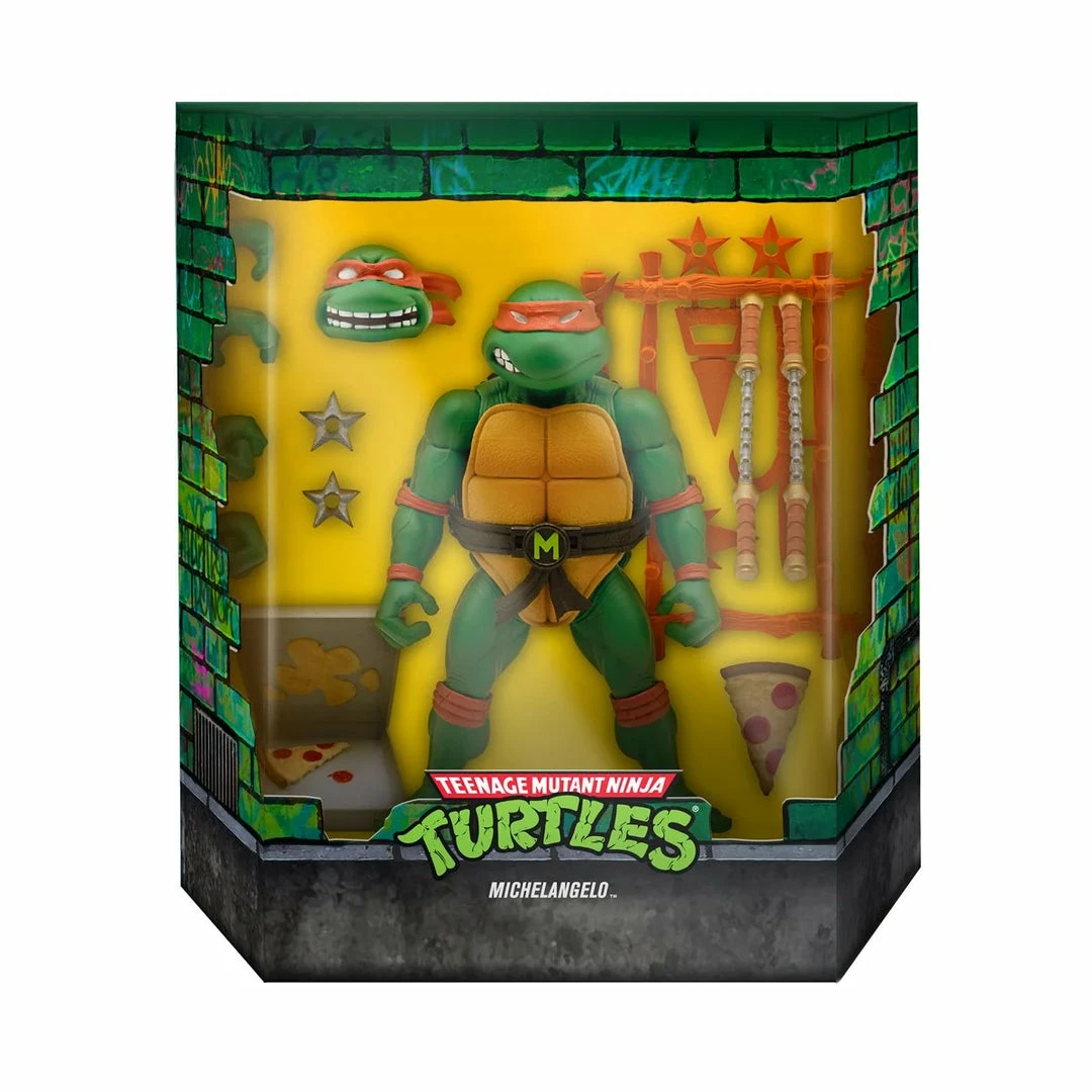Maybang's Collectibles Super7 Teenage Mutant Ninja Turtles Ultimates Michelangelo Action Figure 2 Maybang's Collectibles Super7 Teenage Mutant Ninja Turtles Ultimates Michelangelo Action Figure