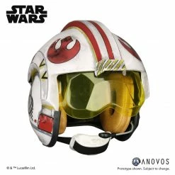 Vendor-unknown ANOVOS Star Wars Luke Skywalke Rebel Pilot Helmet Accessory Full Size Helmet Prop Replica