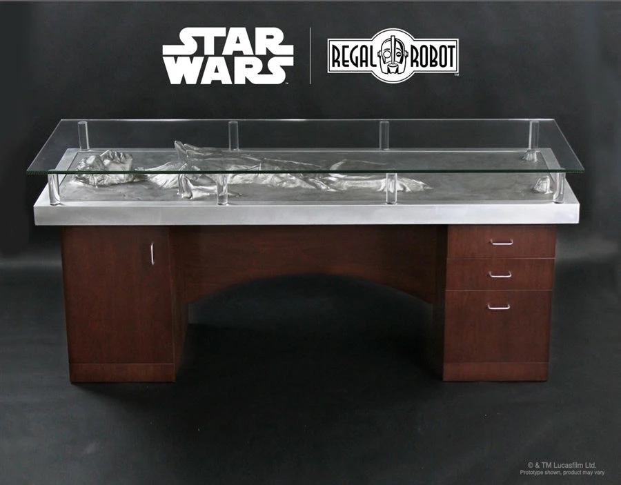 Vendor-unknown Regal Robot Official Licensed Star Wars Furniture Han Solo In Carbonite Office Desk Table 1 Vendor-unknown Regal Robot Official Licensed Star Wars Furniture Han Solo In Carbonite Office Desk Table