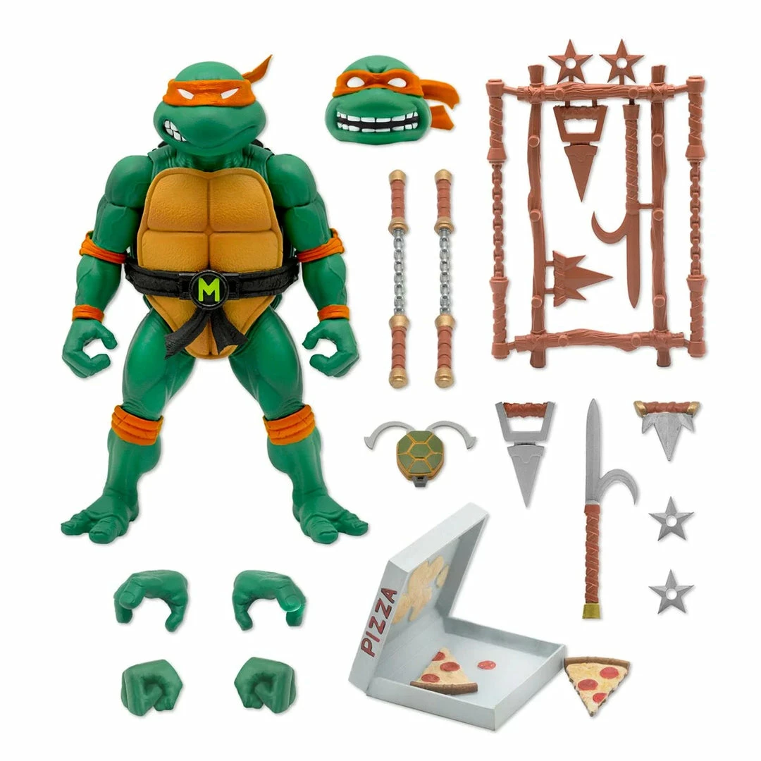 Maybang's Collectibles Super7 Teenage Mutant Ninja Turtles Ultimates Michelangelo Action Figure 1 Maybang's Collectibles Super7 Teenage Mutant Ninja Turtles Ultimates Michelangelo Action Figure