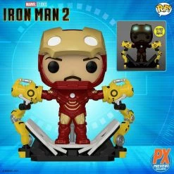Maybang's Collectibles Funko Pop! Deluxe Iron Man 2 - Iron Man With Gantry PX Previews Exclusive
