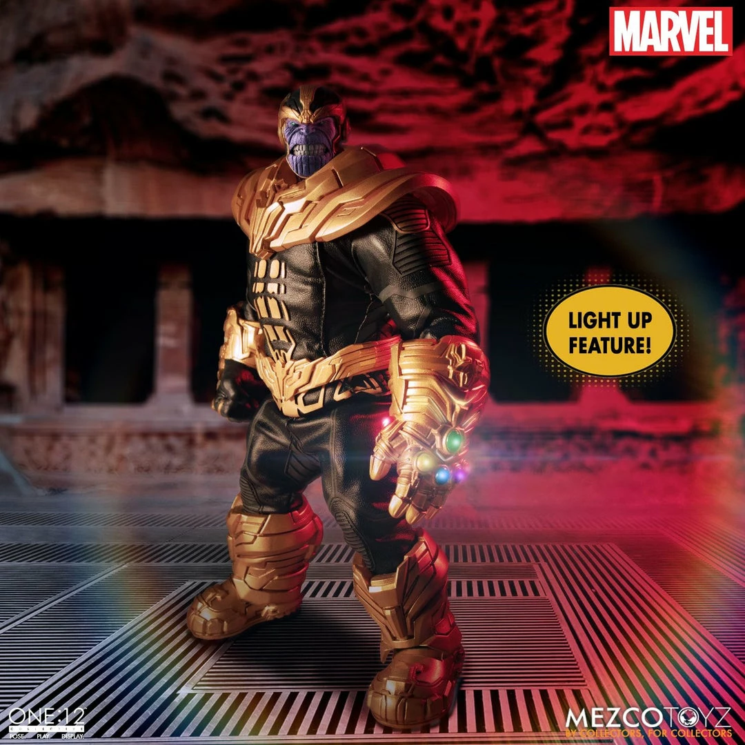 Maybang's Collectibles Mezco Toyz One:12 Collective Marvel Comics Thanos 1/12 Scale Action Figure 5 Maybang's Collectibles Mezco Toyz One:12 Collective Marvel Comics Thanos 1/12 Scale Action Figure