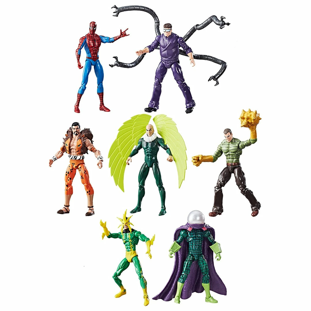 Maybang's Collectibles Hasbro Marvel Legends Series Spider-Man Vs. The Sinister Six, 3.75-inch 7 Figures Set 5 Maybang's Collectibles Hasbro Marvel Legends Series Spider-Man Vs. The Sinister Six, 3.75-inch 7 Figures Set