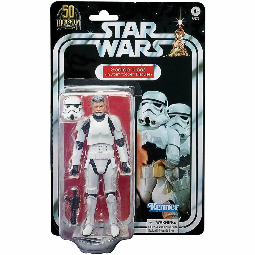 Maybang's Collectibles Hasbro Star Wars The Black Series George Lucas (In Stormtrooper Disguise) Action Figure 1 Maybang's Collectibles Hasbro Star Wars The Black Series George Lucas (In Stormtrooper Disguise) Action Figure