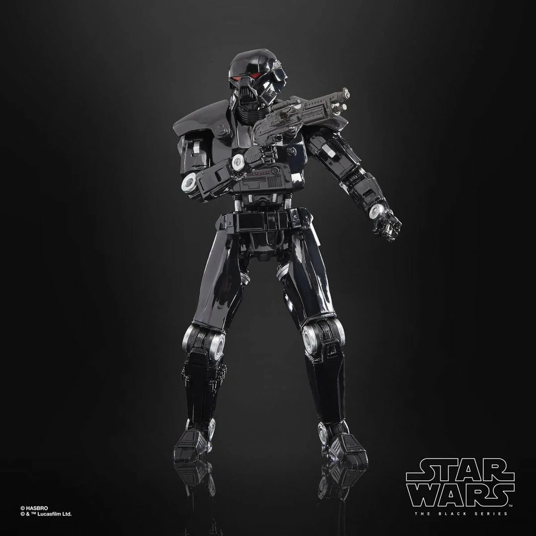 Maybang's Collectibles Hasbro Star Wars The Black Series The Mandalorian Dark Trooper Deluxe 6-Inch Action Figure 8 Maybang's Collectibles Hasbro Star Wars The Black Series The Mandalorian Dark Trooper Deluxe 6-Inch Action Figure