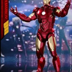 Vendor-unknown Hot Toys Marvel Iron Man 2 Iron Man Mark IV Diecast 1/6 Scale 12" Figure