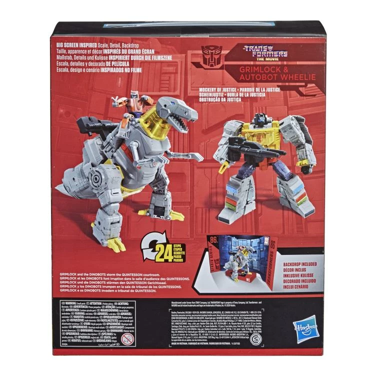 Maybang's Collectibles Hasbro Transformers Studio Series 86-06 Leader Grimlock & Wheelie Action Figure Set 5 Maybang's Collectibles Hasbro Transformers Studio Series 86-06 Leader Grimlock & Wheelie Action Figure Set