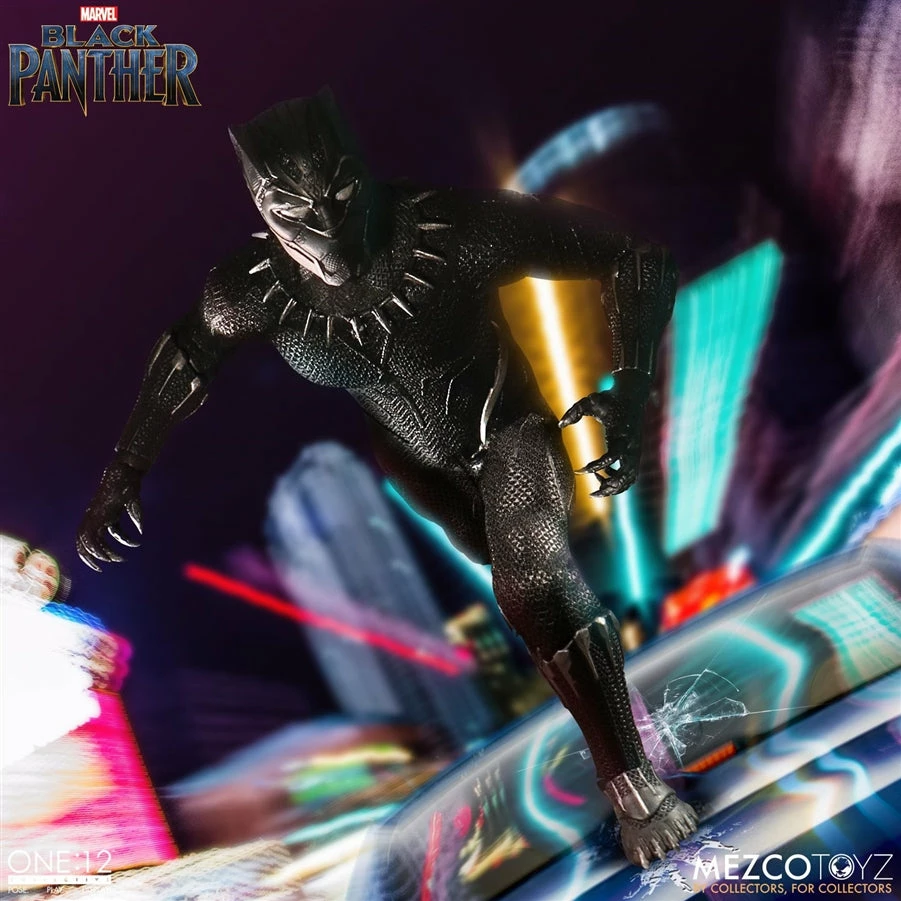 Vendor-unknown Mezco Toyz One:12 Collective Marvel Comics Black Panther 1/12 Scale 6" Action Figure 9 Vendor-unknown Mezco Toyz One:12 Collective Marvel Comics Black Panther 1/12 Scale 6" Action Figure