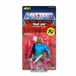Maybang's Collectibles Super7 Masters Of The Universe Vintage Wave 3 Collction Trap Jaw Action Figure