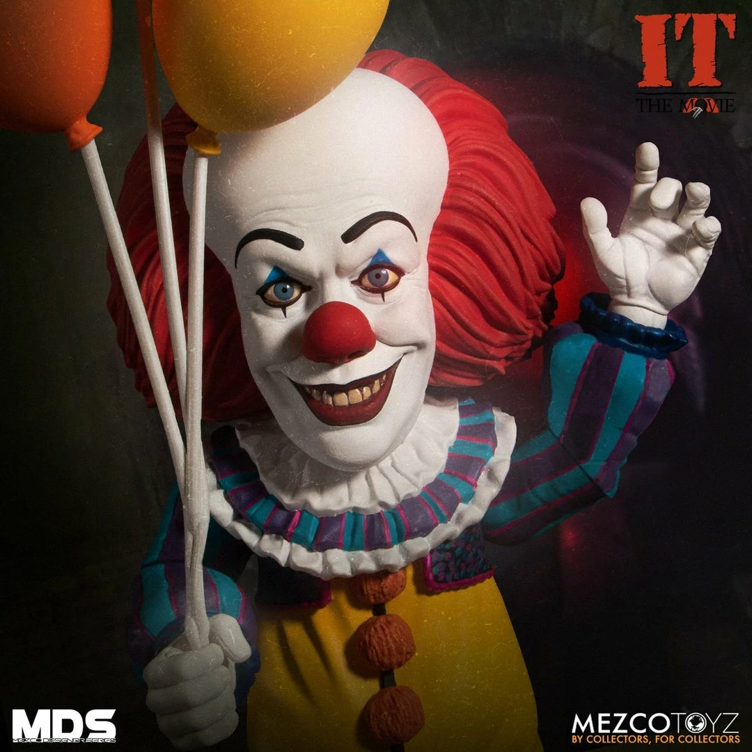 Maybang's Collectibles Mezco Toyz Designer Series Deluxe IT (1990): Pennywise Action Figure 3 Maybang's Collectibles Mezco Toyz Designer Series Deluxe IT (1990): Pennywise Action Figure