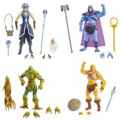 Maybang's Collectibles Mattel Masters Of The Universe Masterverse Action Figure Wave 1 Set Of 4 He-Man, Skeletor, Evil-Lyn & Moss Man
