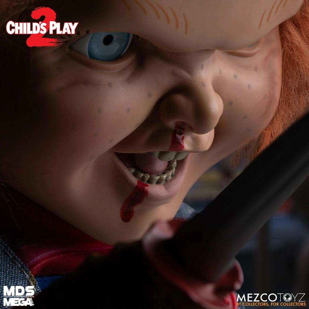Maybang's Collectibles Mezco Toyz Child's Play 2 Mega Scale Talking Menacing Chucky Figure 1 Maybang's Collectibles Mezco Toyz Child's Play 2 Mega Scale Talking Menacing Chucky Figure