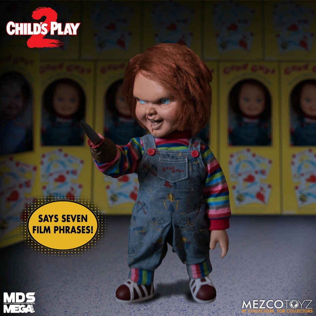 Maybang's Collectibles Mezco Toyz Child's Play 2 Mega Scale Talking Menacing Chucky Figure 5 Maybang's Collectibles Mezco Toyz Child's Play 2 Mega Scale Talking Menacing Chucky Figure