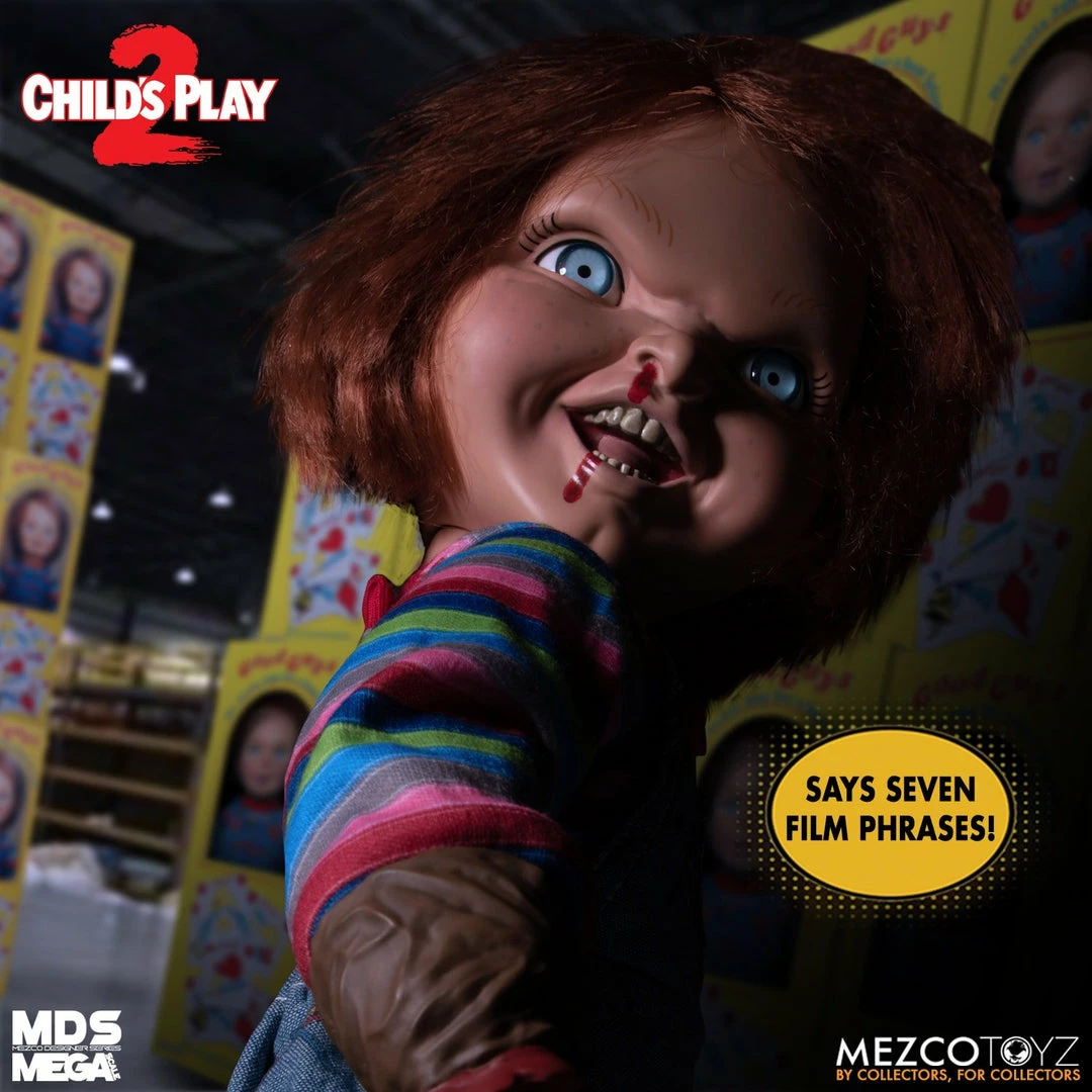 Maybang's Collectibles Mezco Toyz Child's Play 2 Mega Scale Talking Menacing Chucky Figure 6 Maybang's Collectibles Mezco Toyz Child's Play 2 Mega Scale Talking Menacing Chucky Figure