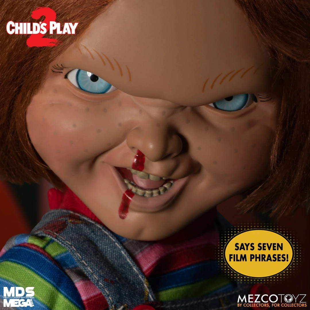Maybang's Collectibles Mezco Toyz Child's Play 2 Mega Scale Talking Menacing Chucky Figure 9 Maybang's Collectibles Mezco Toyz Child's Play 2 Mega Scale Talking Menacing Chucky Figure
