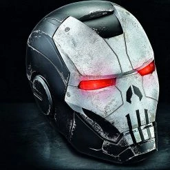 Maybang's Collectibles Hasbro Marvel Comics 80th Anniversary Marvel Legends Punisher War Machine Armor 1:1 Scale Wearable Helmet