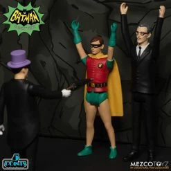Maybang's Collectibles Mezco Toyz Batman (1966) Classic TV Series 5 Points Deluxe Box Set