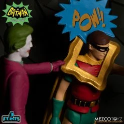Maybang's Collectibles Mezco Toyz Batman (1966) Classic TV Series 5 Points Deluxe Box Set