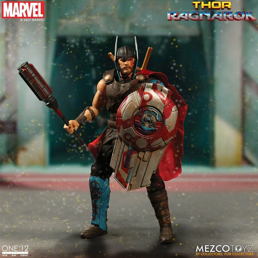 Vendor-unknown Mezco Toyz One:12 Collective Marvel Comics Thor Ragnarok Gladiator Thor 1/12 Scale 6" Action Figure 1 Vendor-unknown Mezco Toyz One:12 Collective Marvel Comics Thor Ragnarok Gladiator Thor 1/12 Scale 6" Action Figure