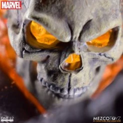Maybang's Collectibles Mezco Toyz One:12 Collective Marvel Comics Ghost Rider & Hell Cycle 1/12 Scale Action Figure Set
