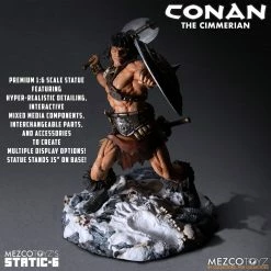 Maybang's Collectibles Mezco Toyz Conan Static-6 Conan The Cimmerian 1/6 Scale Statue