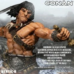 Maybang's Collectibles Mezco Toyz Conan Static-6 Conan The Cimmerian 1/6 Scale Statue
