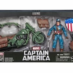 Maybang's Collectibles Hasbro Marvel Comics 80th Anniversary Marvel Legends Ultimate Captain America 6-Inch Action Figure With Motorcycle 13 Maybang's Collectibles Hasbro Marvel Comics 80th Anniversary Marvel Legends Ultimate Captain America 6-Inch Action Figure With Motorcycle