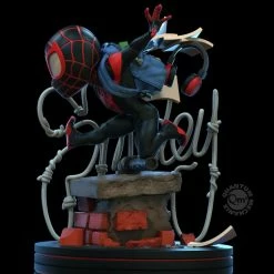 Maybang's Collectibles QMx Marvel Q-Fig Elite Spider-Man Miles Morales Diorama Figure Quantum Mechanix (QMx)