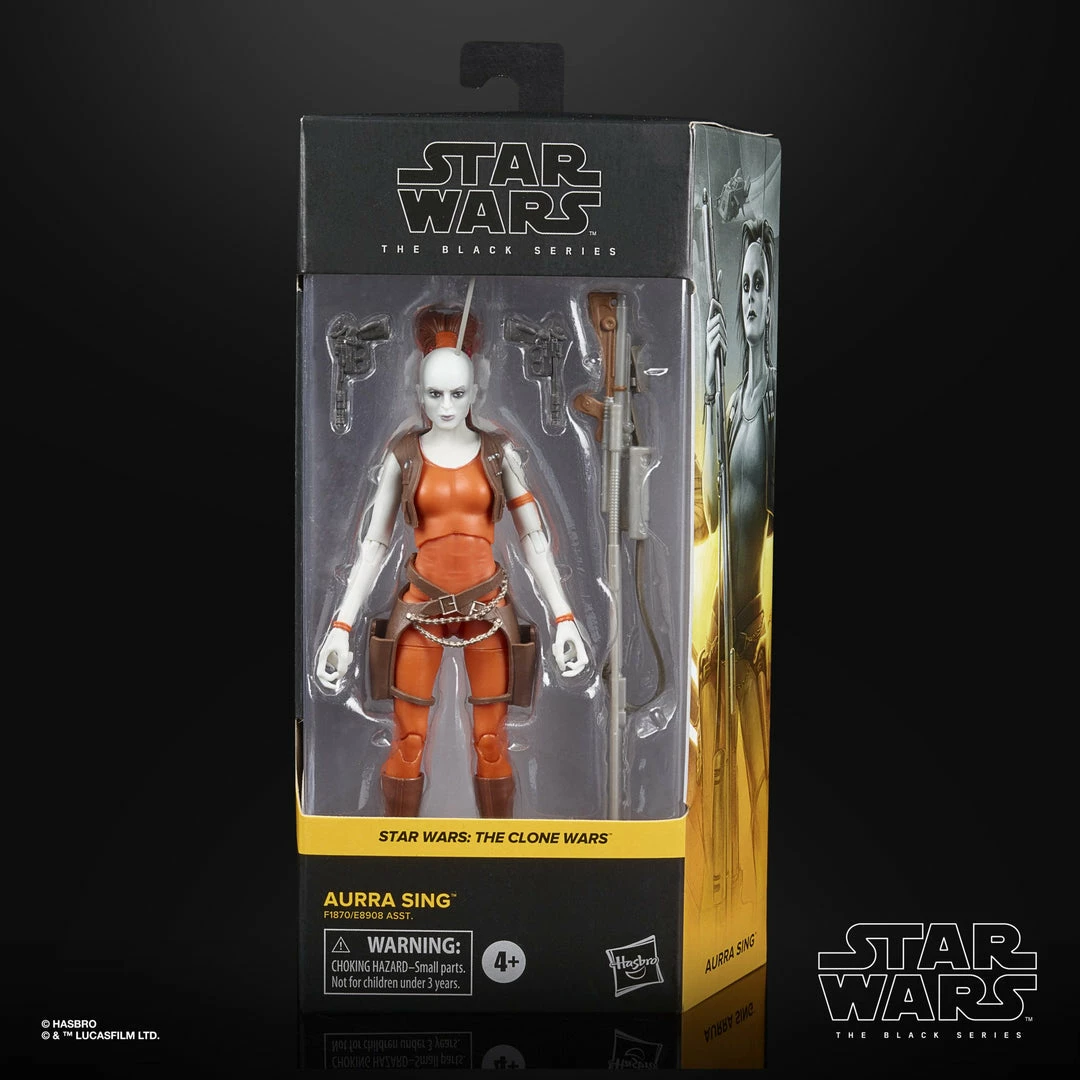 Maybang's Collectibles Hasbro Star Wars The Black Series Star Wars: The Clone Wars Aurra Sing 6" Action Figure 2 Maybang's Collectibles Hasbro Star Wars The Black Series Star Wars: The Clone Wars Aurra Sing 6" Action Figure