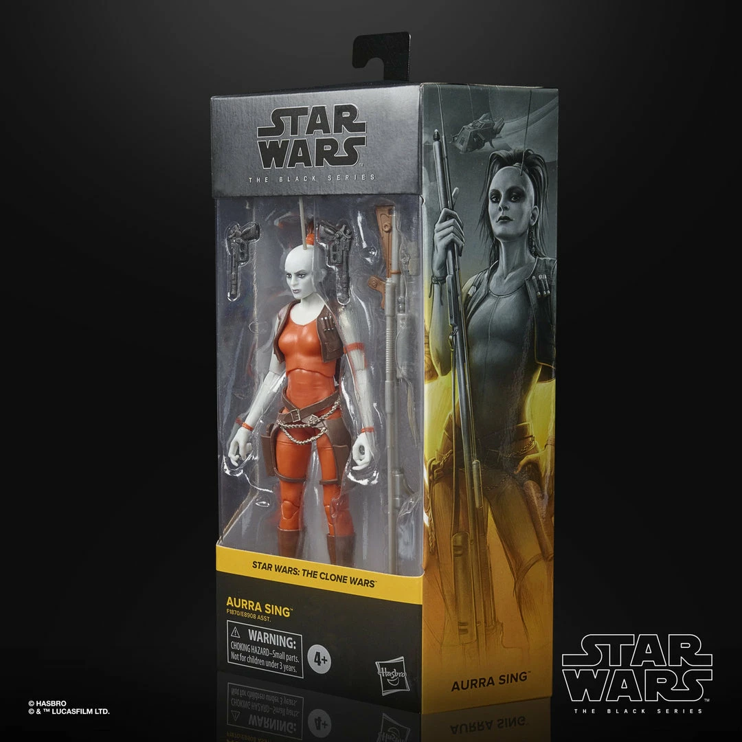 Maybang's Collectibles Hasbro Star Wars The Black Series Star Wars: The Clone Wars Aurra Sing 6" Action Figure 3 Maybang's Collectibles Hasbro Star Wars The Black Series Star Wars: The Clone Wars Aurra Sing 6" Action Figure