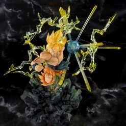 Maybang's Collectibles Bandai Dragon Ball Z Figuarts ZERO Super Saiyan Goku (The Burning Battles) PVC Statue