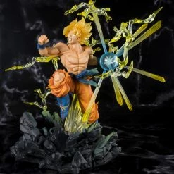Maybang's Collectibles Bandai Dragon Ball Z Figuarts ZERO Super Saiyan Goku (The Burning Battles) PVC Statue