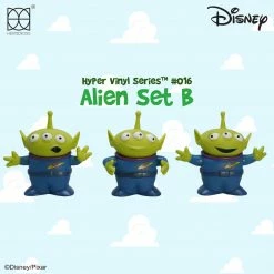 Maybang's Collectibles HEROCROSS Hybrid Vinyl Series 015 Disney Toy Story Alien Set B Vinyl Figure