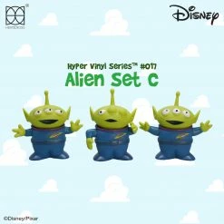 Maybang's Collectibles HEROCROSS Hybrid Vinyl Series 015 Disney Toy Story Alien Set C Vinyl Figure