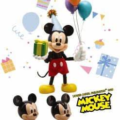Maybang's Collectibles HEROCROSS Hybrid Metal Figuration 078 Disney Mickey Mouse (Birthday Edition) Diecast Action Figure