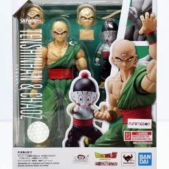 Maybang's Collectibles Premium Bandai Exclusive Dragon Ball Z S.H.Figuarts Tenshinhan & Chaoz Figure Set