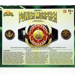 Maybang's Collectibles Bandai Mighty Morphin Power Rangers Legacy Green And White Ranger Morpher 2-Pack