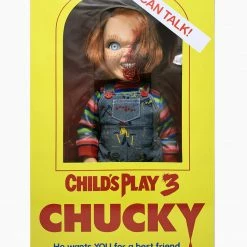 Maybang's Collectibles Mezco Toyz Child's Play 3 Designer Series Talking Pizza Face Chucky Mega Size 15