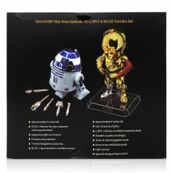 Maybang's Collectibles Beast Kingdom Star Wars Exclusive C-3PO & R2-D2 Chrome Figure Set