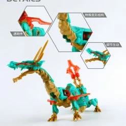 Maybang's Collectibles 52Toys MegaBOX MB-14 Azure Dragon Transforming Figure (Special Green Storage Box)