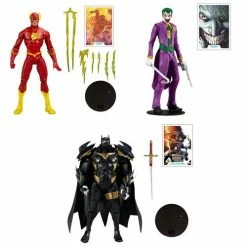 Maybang's Collectibles DC Multiverse Wave 3 Set Of 3 Action Figures Batman: Curse Of The White Knight DC Multiverse Azrael Batman Armor, The Joker & The Flash McFarlane Toys