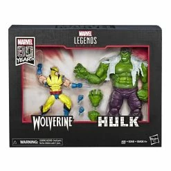 Maybang's Collectibles Hasbro Marvel Comics 80th Anniversary Marvel Legends Hulk Vs. Wolverine Two-Pack